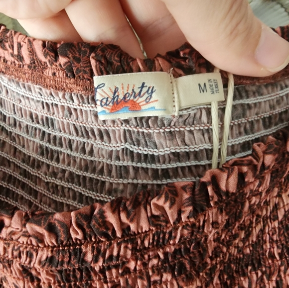 Faherty Susanna Smocked Dress In Montserrat Floral - Picture 6 of 8